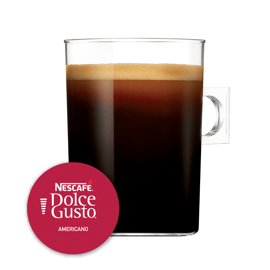 Americano NESCAFÉ® Dolce Gusto® kapsułka i filiżanka z kawą