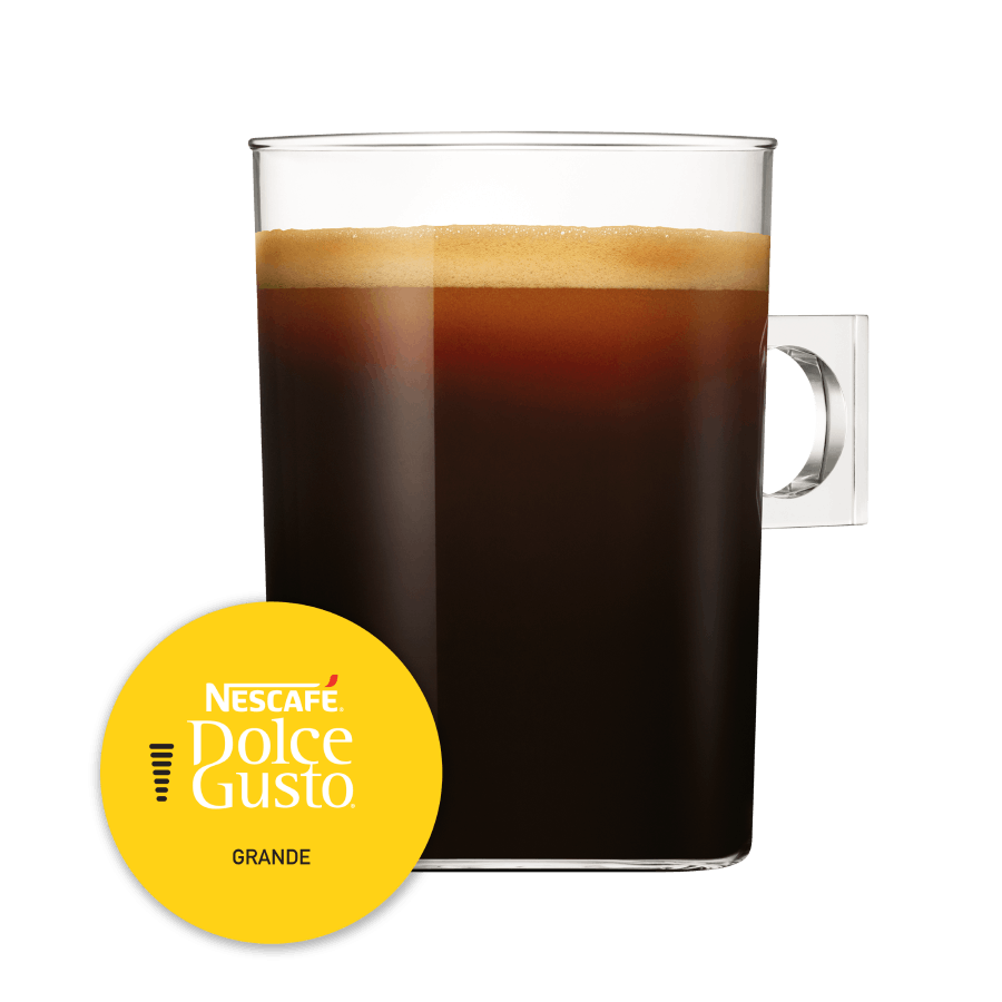 Grande NESCAFÉ® Dolce Gusto® kapsułka i filiżanka z kawą