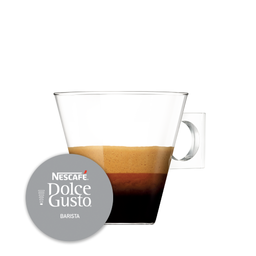 ESPRESSO BARISTA NESCAFÉ® Dolce Gusto® kapsułka i filiżanka z kawą